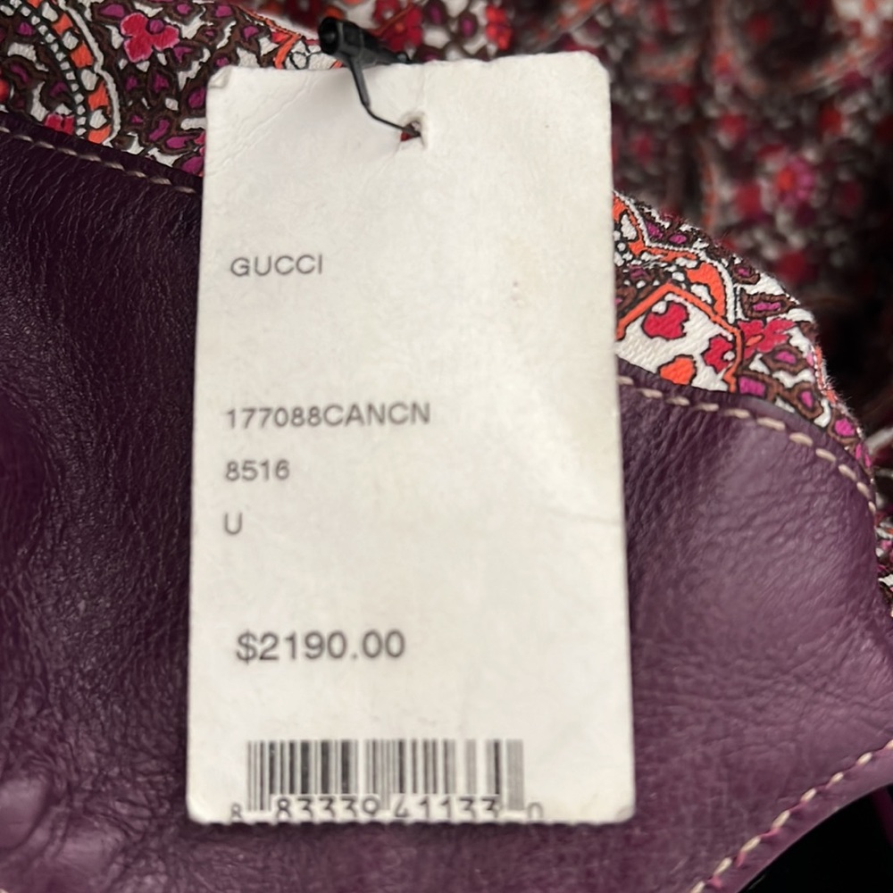 Gucci velvet tote - Picture 5 of 9